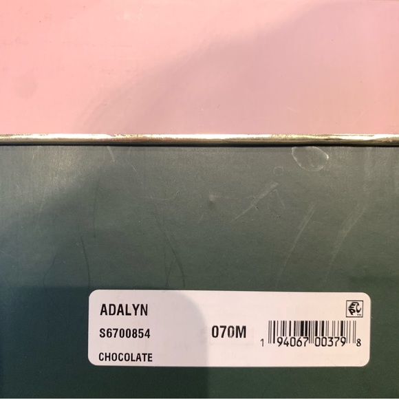 Kate spade New York adalyn ankle boots brown suede round toe chunky block heel - Picture 6 of 6